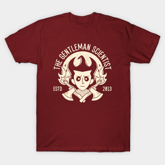 The Gentleman Scientist Emblem T-Shirt by Lagelantee